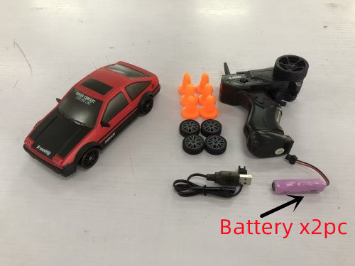 Coche RC Drift 4WD 2.4GHz – Auto de Carreras Teledirigido para Niños | GTR AE86 | Regalo Ideal