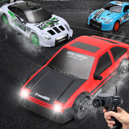 Coche RC Drift 4WD 2.4GHz – Auto de Carreras Teledirigido para Niños | GTR AE86 | Regalo Ideal