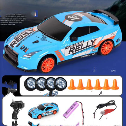 Coche RC Drift 4WD 2.4GHz – Auto de Carreras Teledirigido para Niños | GTR AE86 | Regalo Ideal